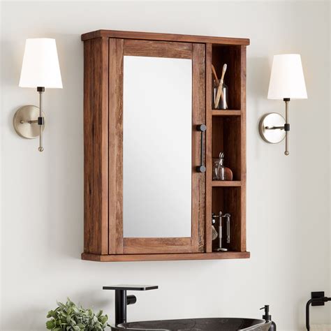 Styles of wood medicine cabinets